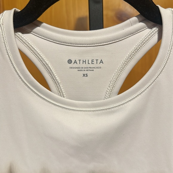 Athleta SHANTI WATERCOLOR STRIPE CROP NEW - Picture 3 of 5